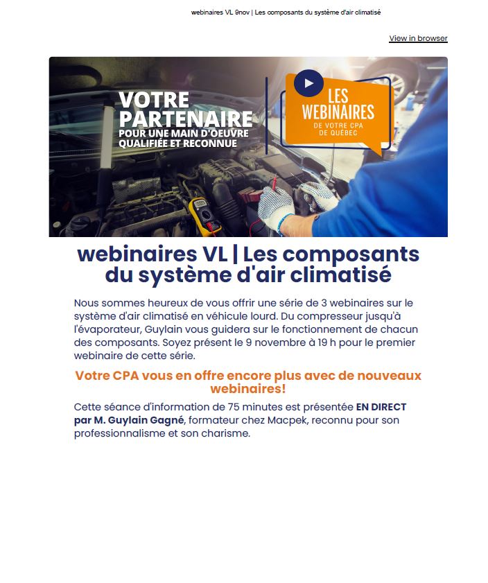 PDF - Webinaire - VL: Les composants du système d'air climatisé